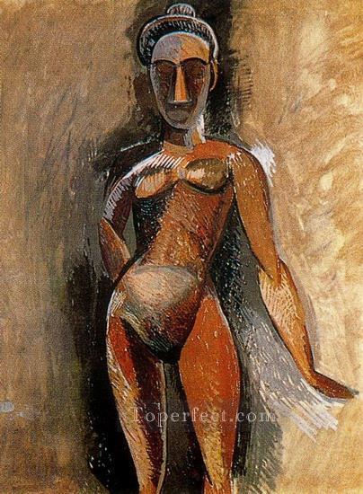 立つ裸婦 1907年 パブロ・ピカソ油絵
